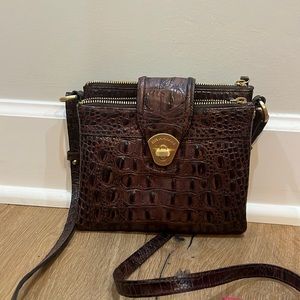Brown Brahmin satchel/ purse/ crossbody bag